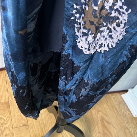 ANTHROPOLOGIE‎ FREE PEOPLE FLORAL WRAP SPAGHETTI STRAPS DRESS SIZE 10 - Picture 7 of 8